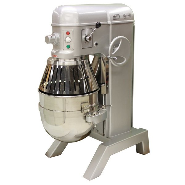 American Eagle AE-80P4A 80Qt Hybrid Belt/Gear Driven Planetary Mixer w/Guard, 220V/3Ph/60Hz, 3HP, 4spds. AE-80P4A